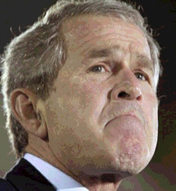 A Bush le robaron el reloj cuando repart&iacute;a besos en Albania
