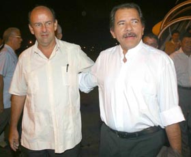 Lleg&oacute; Daniel Ortega, Presidente de la  Rep&uacute;blica de Nicaragua